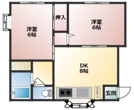 クレフォートシブヤの物件間取画像